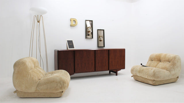 Nuvolone armchairs Rino Maturi 1970s, set of 2