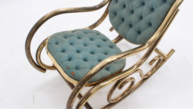  vintage rocking chair, 1950s, chaise bercante 