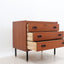 Italian teak wood chest of drawers 1960s