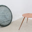 Mid century green marble round coffee table 1950s