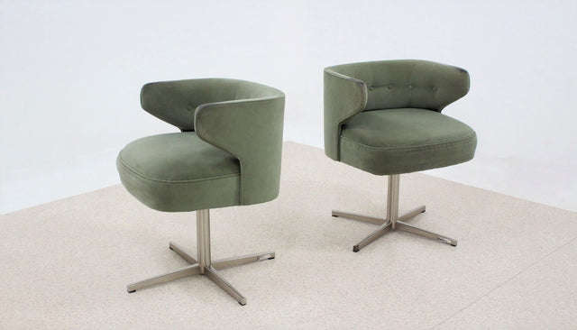 Set of 2 GIANNI MOSCATELLI "Poney" chairs FORMANOVA 1970s