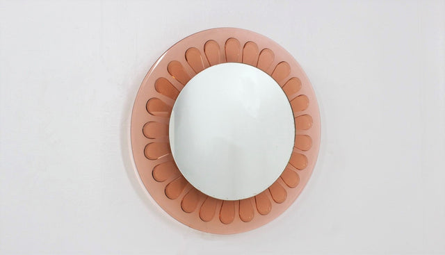 Max Ingrand round mirror FONTANA ARTE 1964