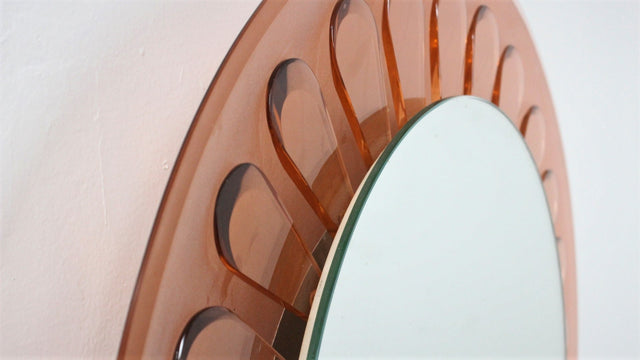 Max Ingrand round mirror FONTANA ARTE 1964