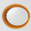 Vintage italian design oval mirror 1970s