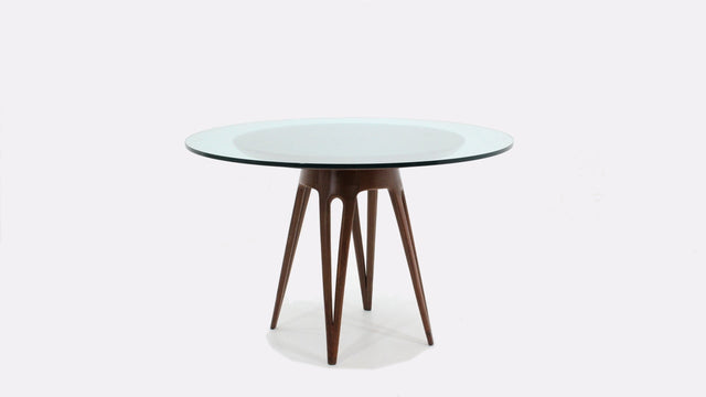Italian design round dining table 1950s, tavolo tondo anni 50
