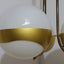 Lamperti hanging / pendant chandelier 1970s