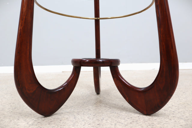 Mid century tripode design coffee table 1950s