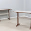Mid century wood and formica desk 1950s, set of 2