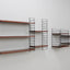 Modular teak string shelving system 1950s