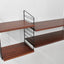 Modular teak string shelving system 1950s