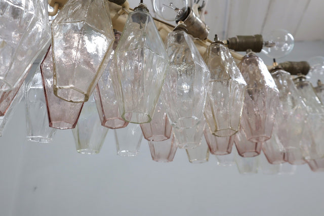 Carlo Scarpa poliedri hanging chandelier 1960s
