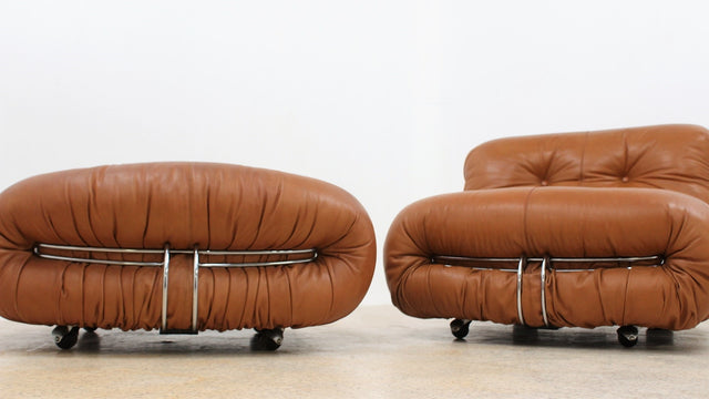 Soriana armchair with ottoman CASSINA 1960s