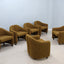 Eugenio Gerli PS142 armchairs for TECNO 1960s, set of 6