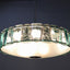 Stilnovo cut glass pendant lamp 1960s