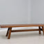 TORBECCHIA walnut bench Giovanni Michelucci 1960s