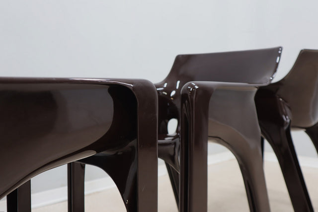 Vico Magistretti design chairs Gaudi, ARTEMIDE 1960s