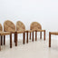 Vintage straw chairs design De Pas, D'Urbino, Lomazzi 1970s