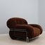 Vintage comfy armchair G. Faleschini design 1970s